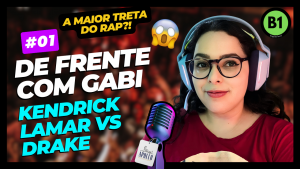 De frente com Gabi fala sobre a disputa entre Kendrick Lamar e Drake, enquanto ensina inglês